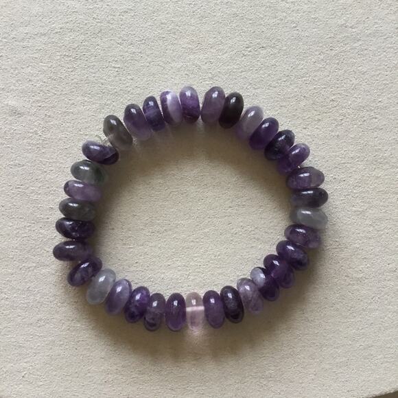 Rare Purple Beads Bracelet - Picture 3 of 5